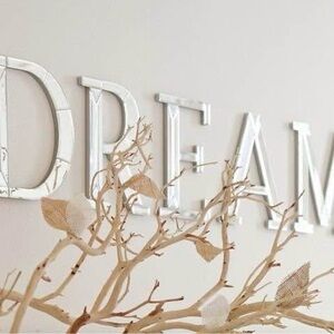 Mirrored Wall Decor Letters “DREAM” by Pottery Barn